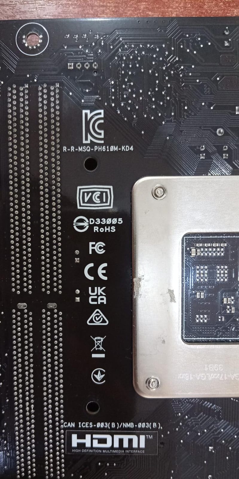 Placa madre ASUS PRIME H610M-K D4 Micro‑ATX LGA1700 DDR4 — seminueva - Image 4