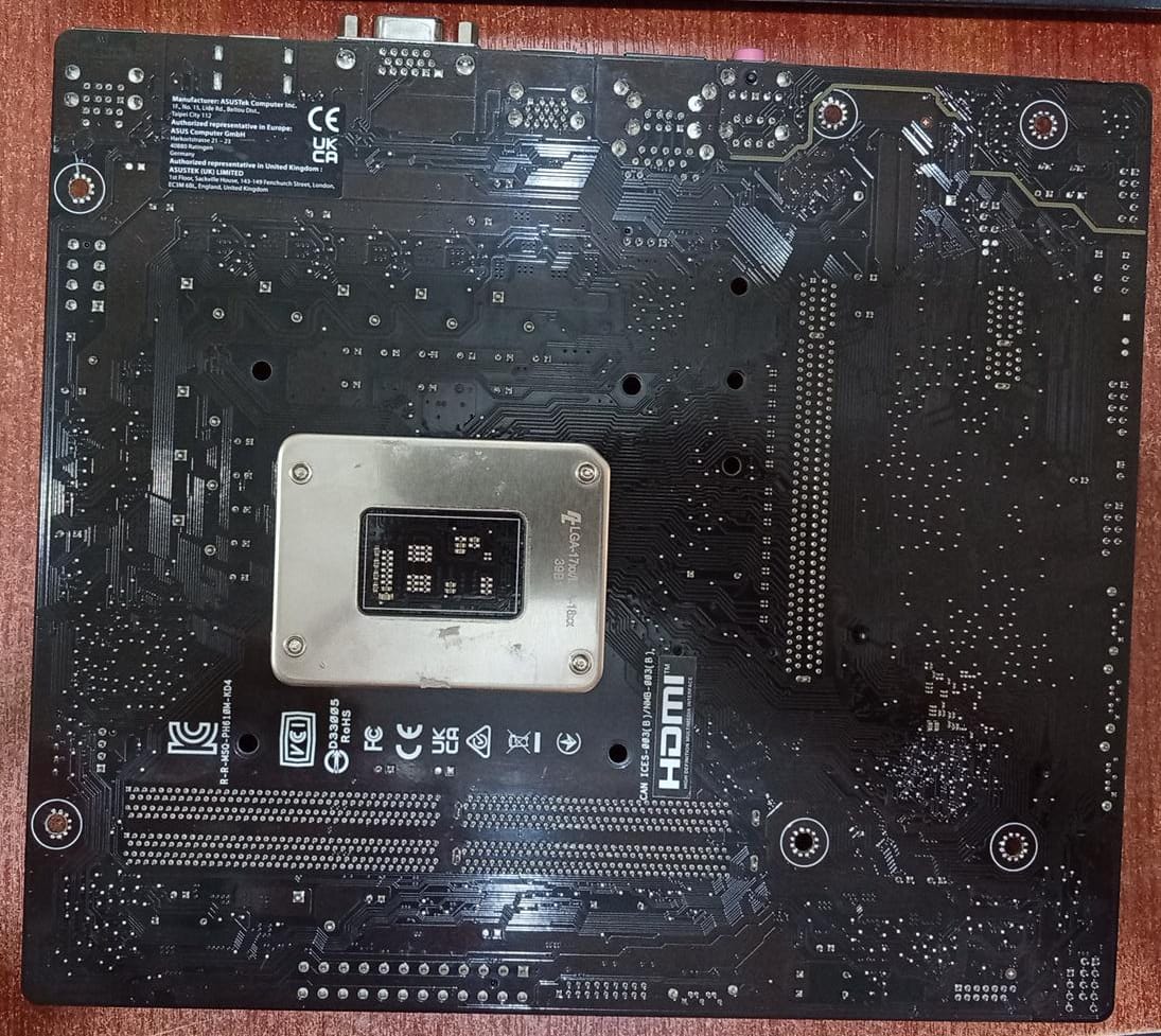 Placa madre ASUS PRIME H610M-K D4 Micro‑ATX LGA1700 DDR4 — seminueva - Image 3