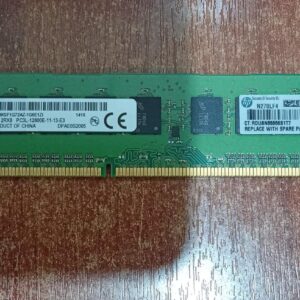 Memoria RAM 8GB Micron MT18KSF1G72AZ‑1G6E1ZI DDR3L PC3L‑12800E ECC UDIMM 1600MHz 2Rx8 – Nueva