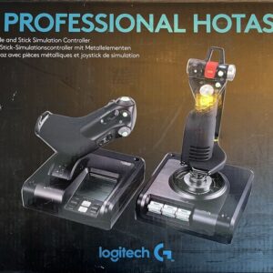 Logitech X52 Professional HOTAS – Controlador de Vuelo Joystick y Throttle Gaming – Nuevo Open Box