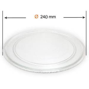 Plato de Vidrio para Microondas (Repuesto) 24cm