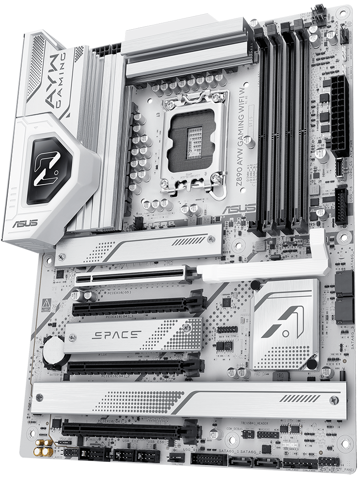 Placa Madre ASUS Z890 AYW Gaming WiFi W – Chipset Intel Z890, DDR5, PCIe 5.0, Wi‑Fi 7 – Open Box - Image 2