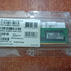MEMORIA RAM PARA SERVIDOR HPE 32GB DDR4-2133P ECC RDIMM SMARTMEMORY 728629-B21