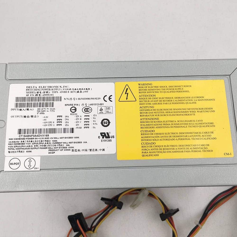 Fuente de Poder TDPS-650BB A – 650W – Servidor / Workstation (Foxconn 81-53030007-00) / Seminuevo - Image 3