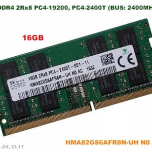 SK hynix 16GB DDR4 2400MHz ECC  SO-DIMM  HMA82GS7AFR8N-UH