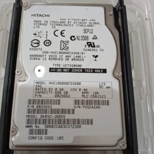 Disco Duro Hitachi Ultrastar C10K600 600GB SAS 10K RPM 2.5" | HUC106060CSS600 | NUEVO