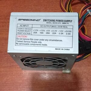 Fuente de Poder SpeedMind MICRO ATX 650W P4 ATX 24 Pin + 4 Pin CPU