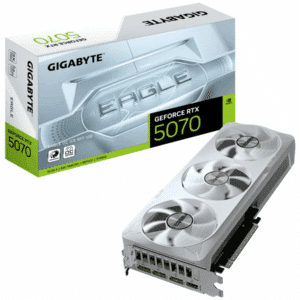 Tarjeta de Video Gigabyte GeForce RTX 5070 Eagle OC ICE 12GB GDDR7 PCIe 5.0 Triple Fan