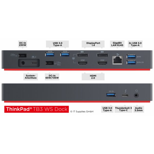 Lenovo ThinkPad Thunderbolt 3 Dock Station - Image 4
