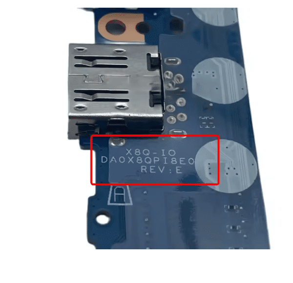 Placa USB | HP | 6050A3185701 | DA0X8QPI8E0 | puerto USB y LED | HP ProBook 450 G8 / 455 G8 | 2021-2022 - Image 3