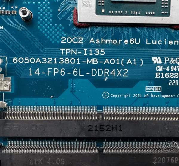Para la placa base | 6050A3213801-MB-A01 (A1) | 14-FP6-6L-DDR4X2 | M49696-601 | HP 245 G8 | Ryzen 5 AMD - Image 3