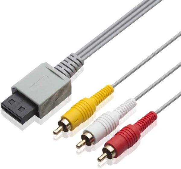 Cable para Wii | Cable AV para Wii Wii U, TENINYU de 6 pies, compuesto 3 RCA
