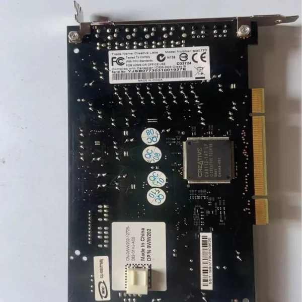 Tarjeta de sonido Creative Sound Blaster X Fi SB0770 | Dell OEM - Image 2