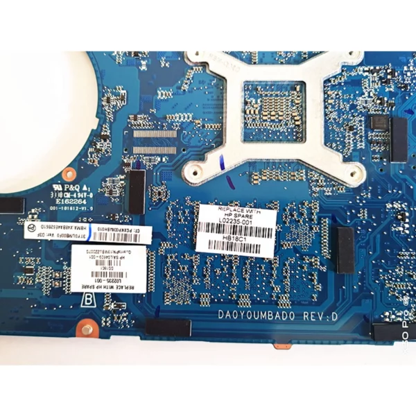 Placa Base | DA0Y0UMBAD0 | L02236-601 | HP Elitebook 1040 G4 | i7 7th SR340| 8gb | MOTHERBOARD / NUEVA Y SELLADA | L02235-001 - Image 3