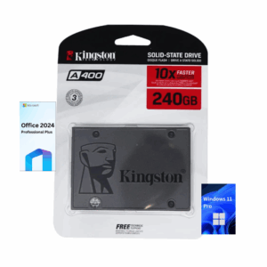 SSD 240GB Kingston A400 2.5" + Licencia de Office y Windows - Instalación Profesional Incluida