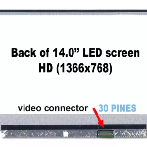 PANTALLA 14.0 | NT140WHM-N41 | 840698-001 | LED SLIM 30 PINES HD(1366x768) | HP Pavilion y ProBook