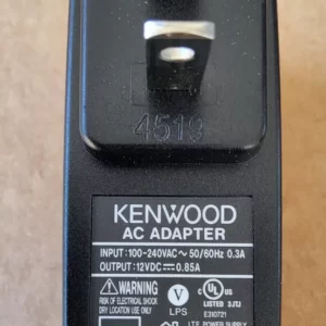 Cargador Kenwood W08-1247 12V 0.85A Adaptador Original Para Radios TK
